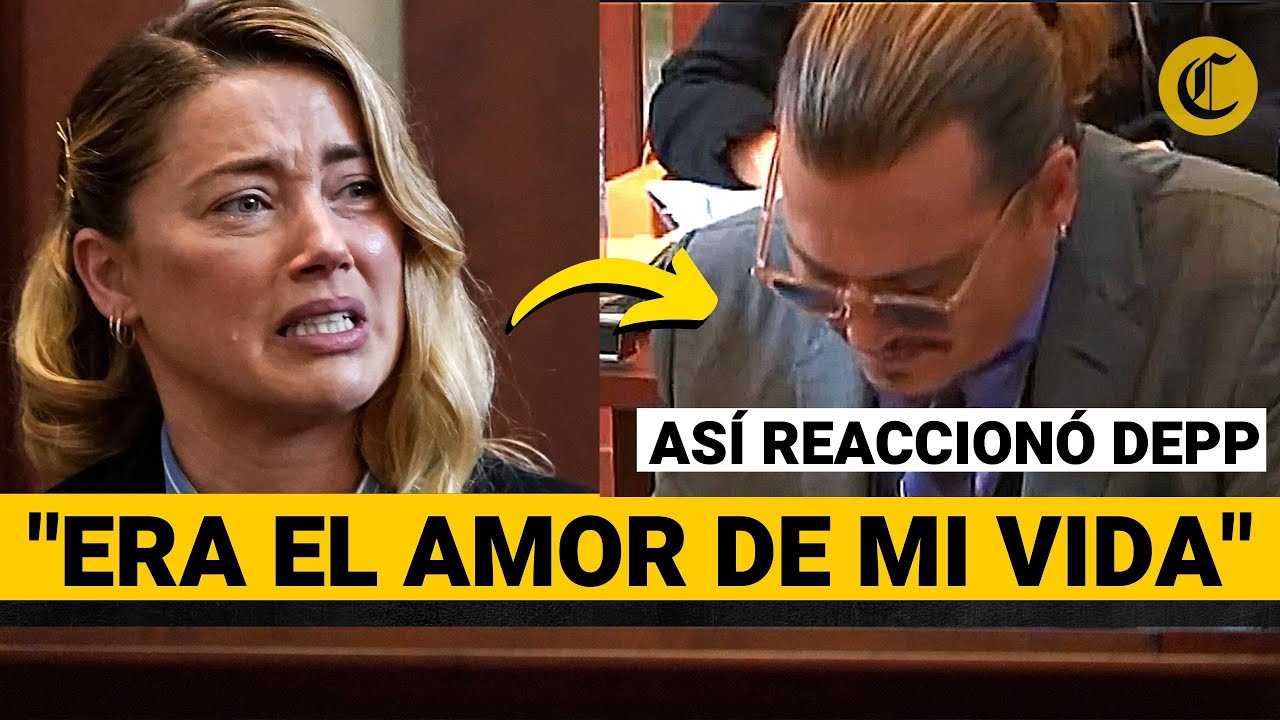 Así reaccionó JOHNNY DEPP mientras AMBER HEARD cuenta su versión en juicio