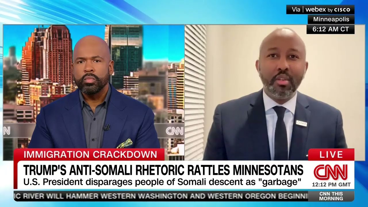 CAIR-Minnesota Director on CNN to Discuss ICE Targeting Somali Community