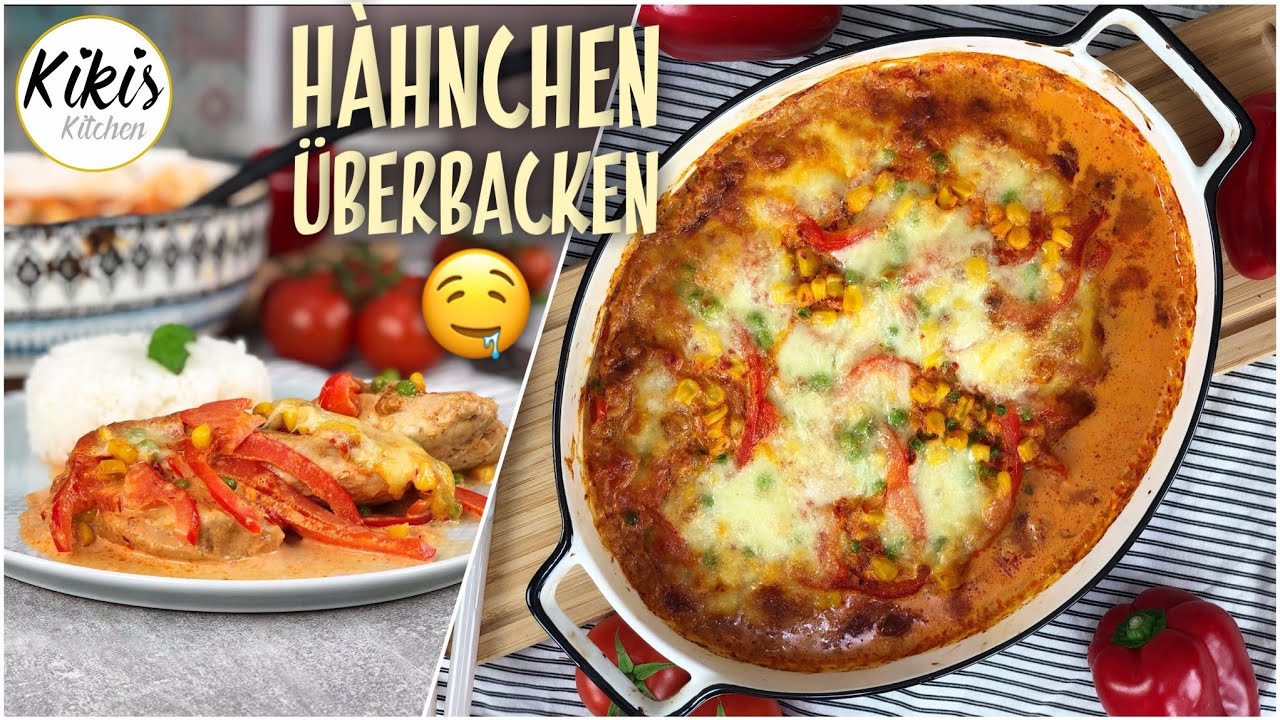 Ofenrezept: Paprika-Sahne-Hähnchen ohne Fix / Ideen für das Mittagessen aus dem Ofen