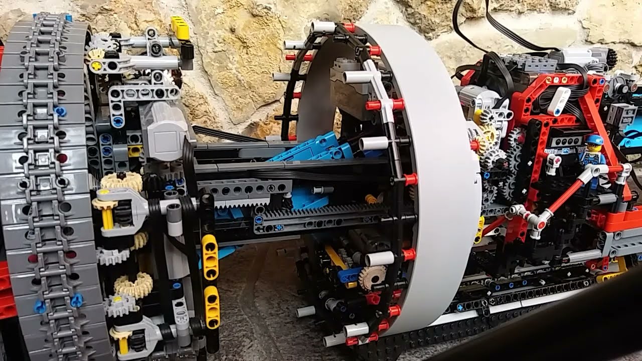 lego technic Tunnelbohrmaschine