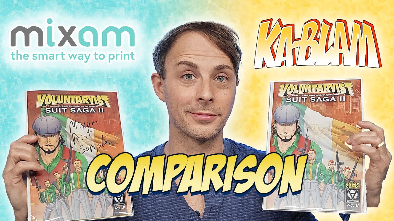 Mixam Printing versus Ka-Blam Printing for Comic Books Review and Overview