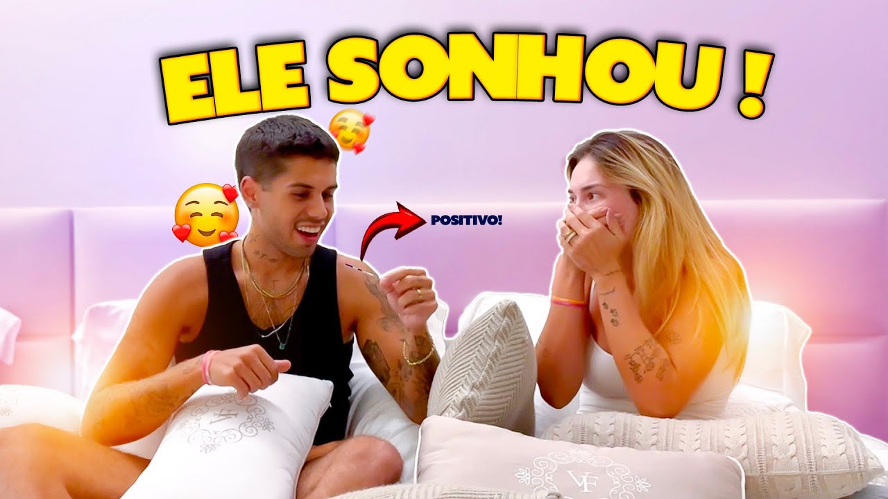 REVELANDO A MINHA TERCEIRA GRAVIDEZ PARA O ZÉ FELIPE!!!