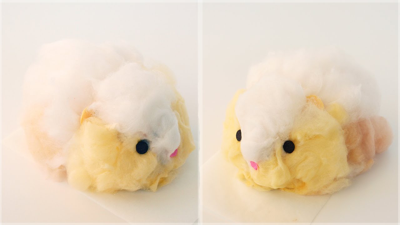 Fluffy Guinea Pig Cakes | ふわふわのモルモットのケーキ