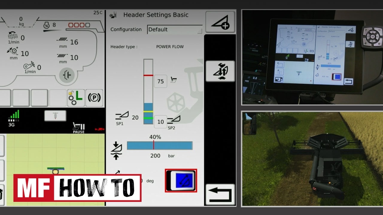 USE | AUTOMATIC HEADER HEIGHT CONTROL OVERVIEW