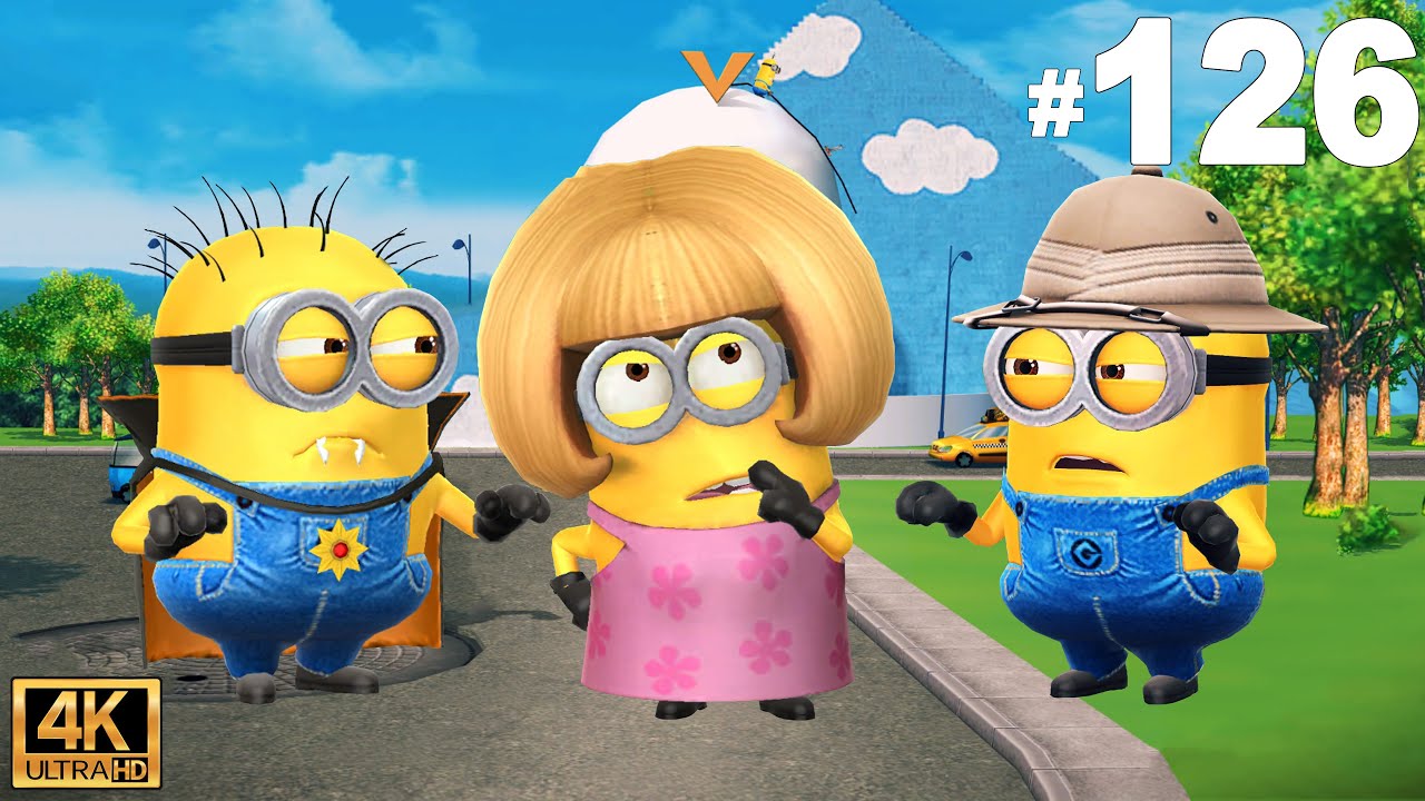 Minion Rush Vampire Minion Mom Minion and Hunter Minion at Vector's Fortress | LEVEL 509-511| 4K
