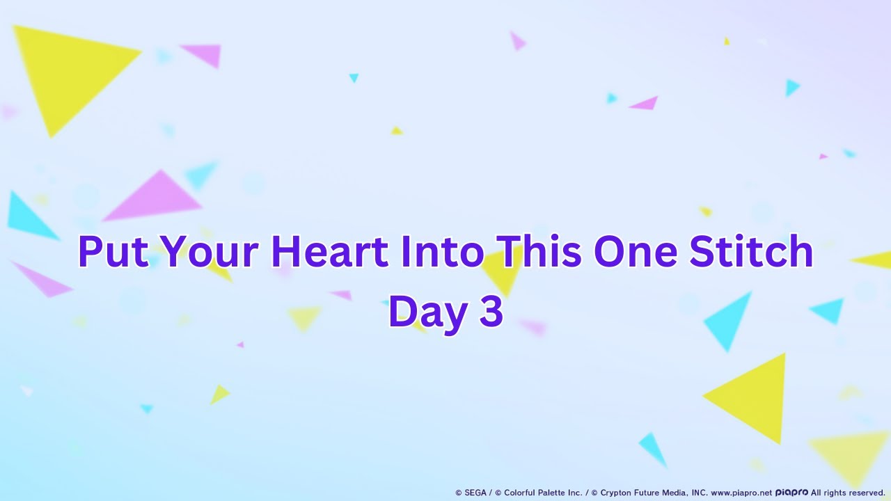(Redo) Warmth in Every Stitch Day 3 - Colorful Stage EN Events - The Gaming Puppy