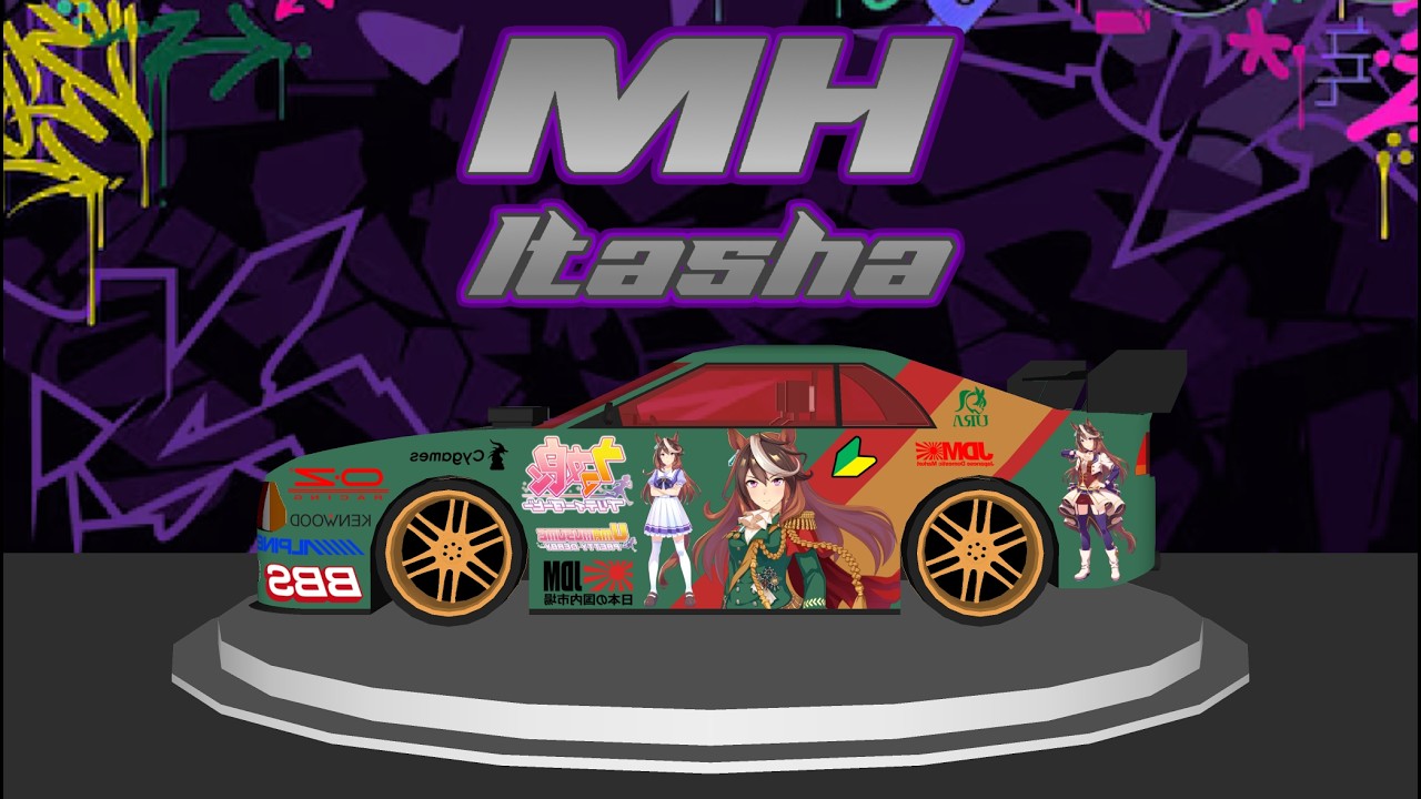 MH Itasha - Umamusume Pretty Derby Symboli Rudolf Itasha Showcase Turntable