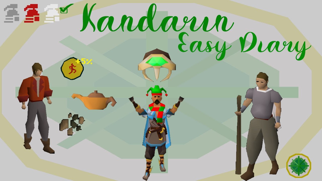 Удобное руководство по ведению дневника OSRS Kandarin | Одобрено Ironman