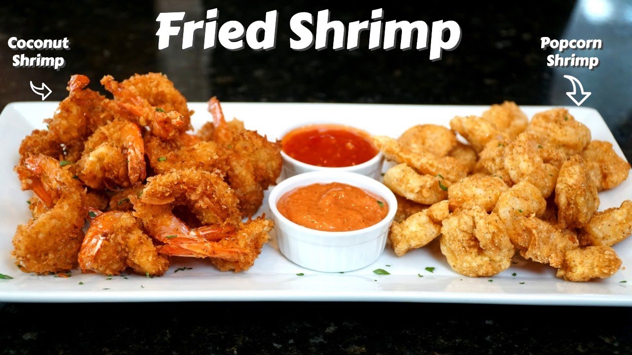 How To Make Fried Shrimp 2 Ways | Coconut Shrimp vs Popcorn Shrimp #MrMakeItHappen #FriedShrimp