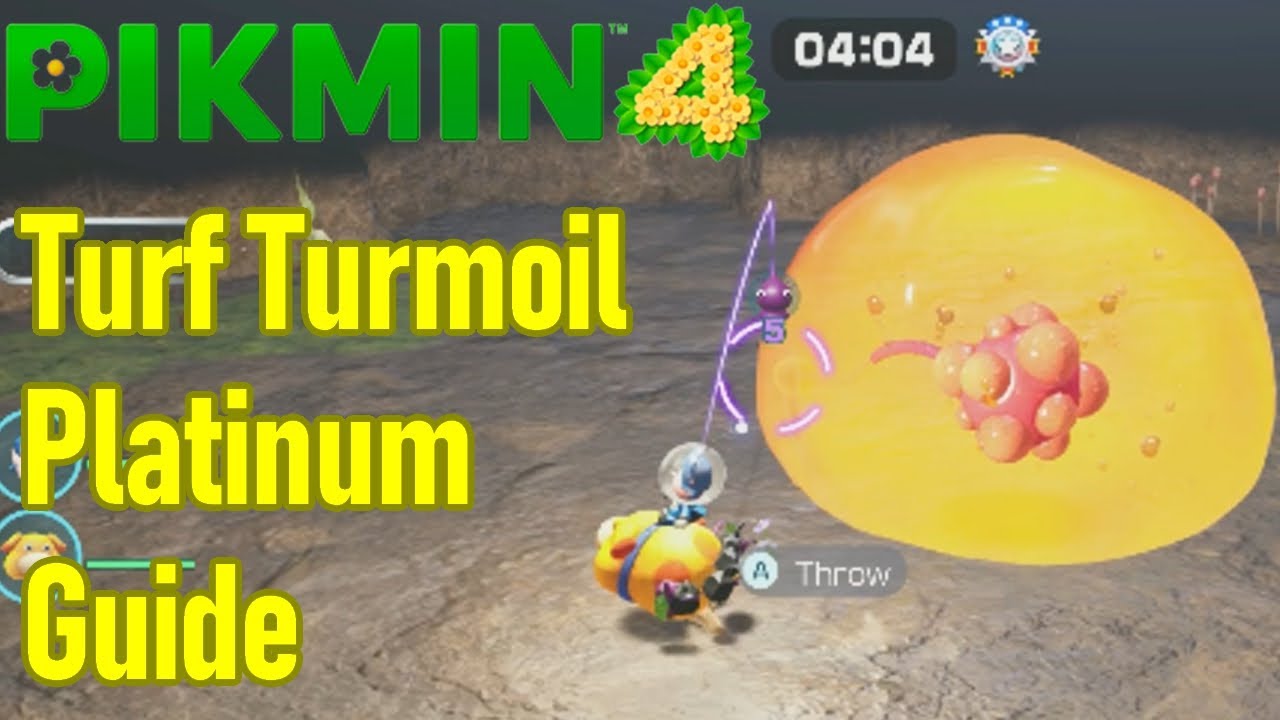 Pikmin 4 Turf Turmoil platinum medal guide / walkthrough (9th story)