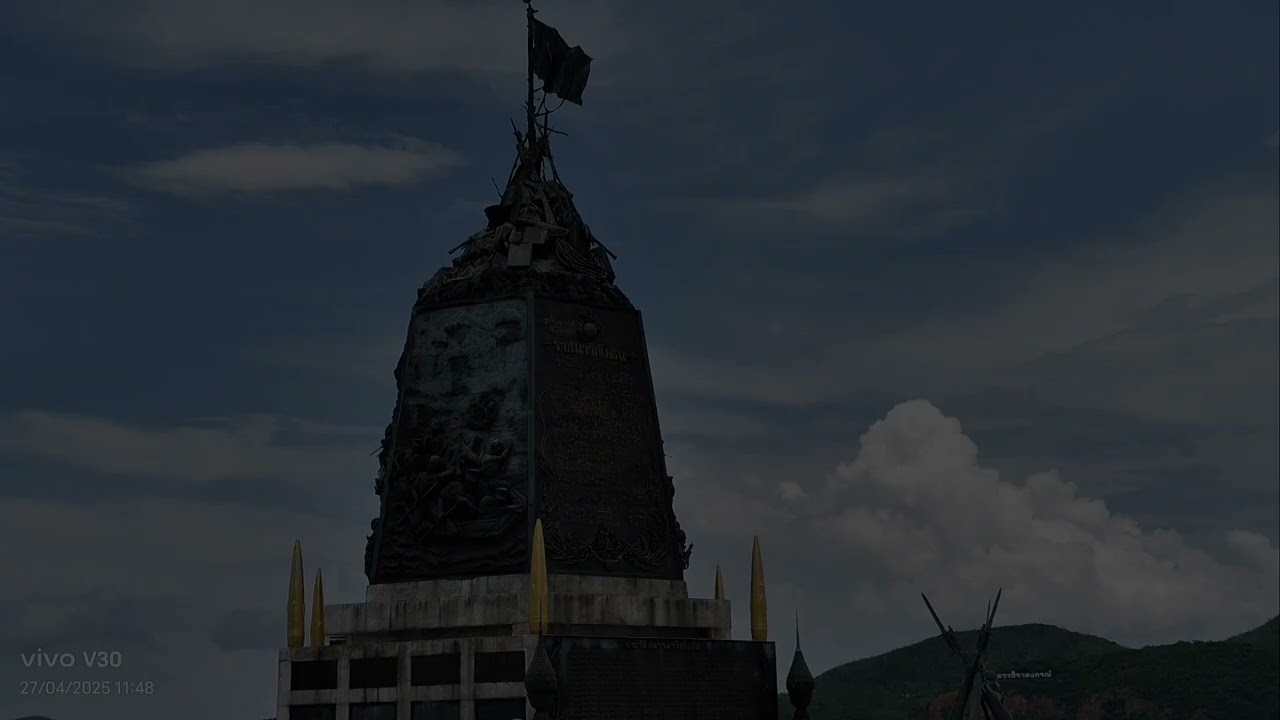 The beauty of Thai Marines statue