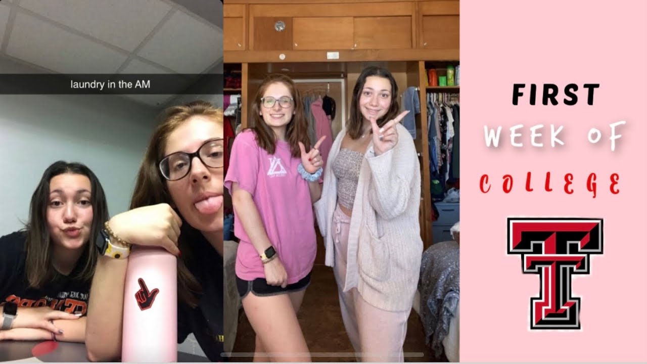 first week of college vlog! // texas tech university