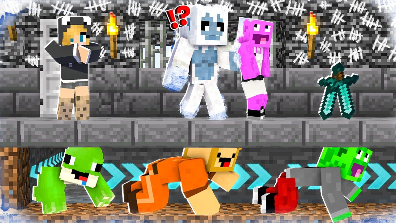 UDAŁO MI SIĘ UCIEC z WIĘZIENIA YETIEGO w Minecraft!