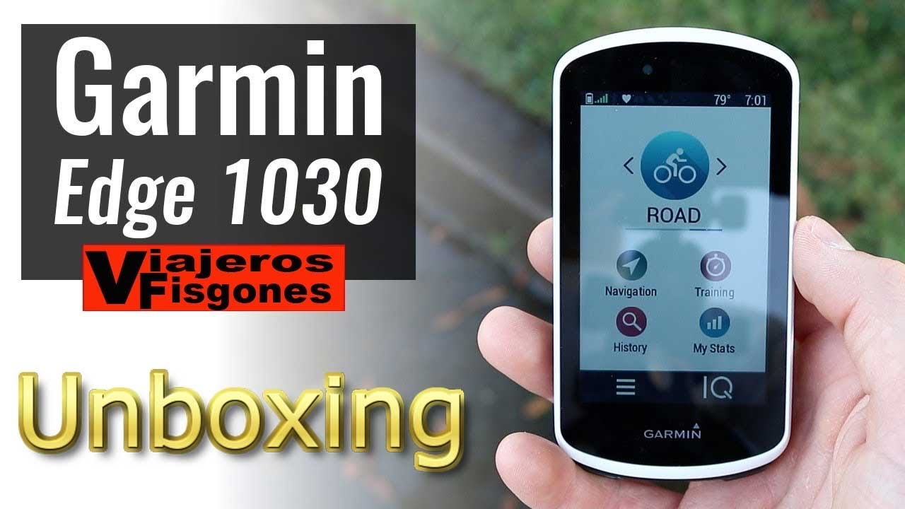 Unboxing en español del GPS Garmin Edge 1030