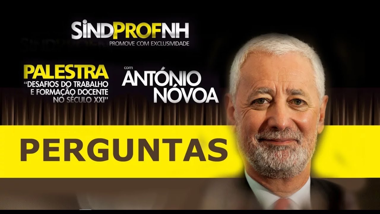 António Nóvoa - Desafios do Trabalho e Formação Docentes - Perguntas após a palestra
