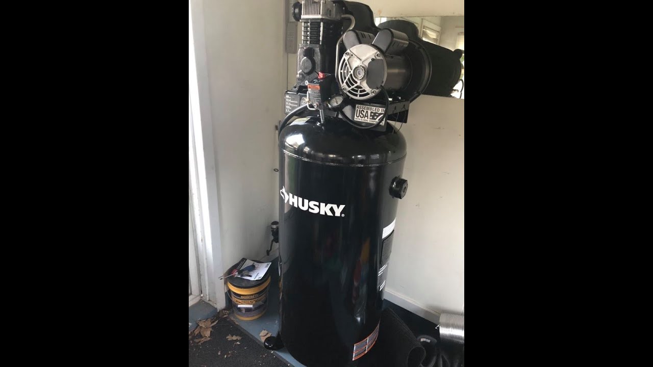Компрессор Husky на 60 галлонов — разборка электрооборудования и двигателя.