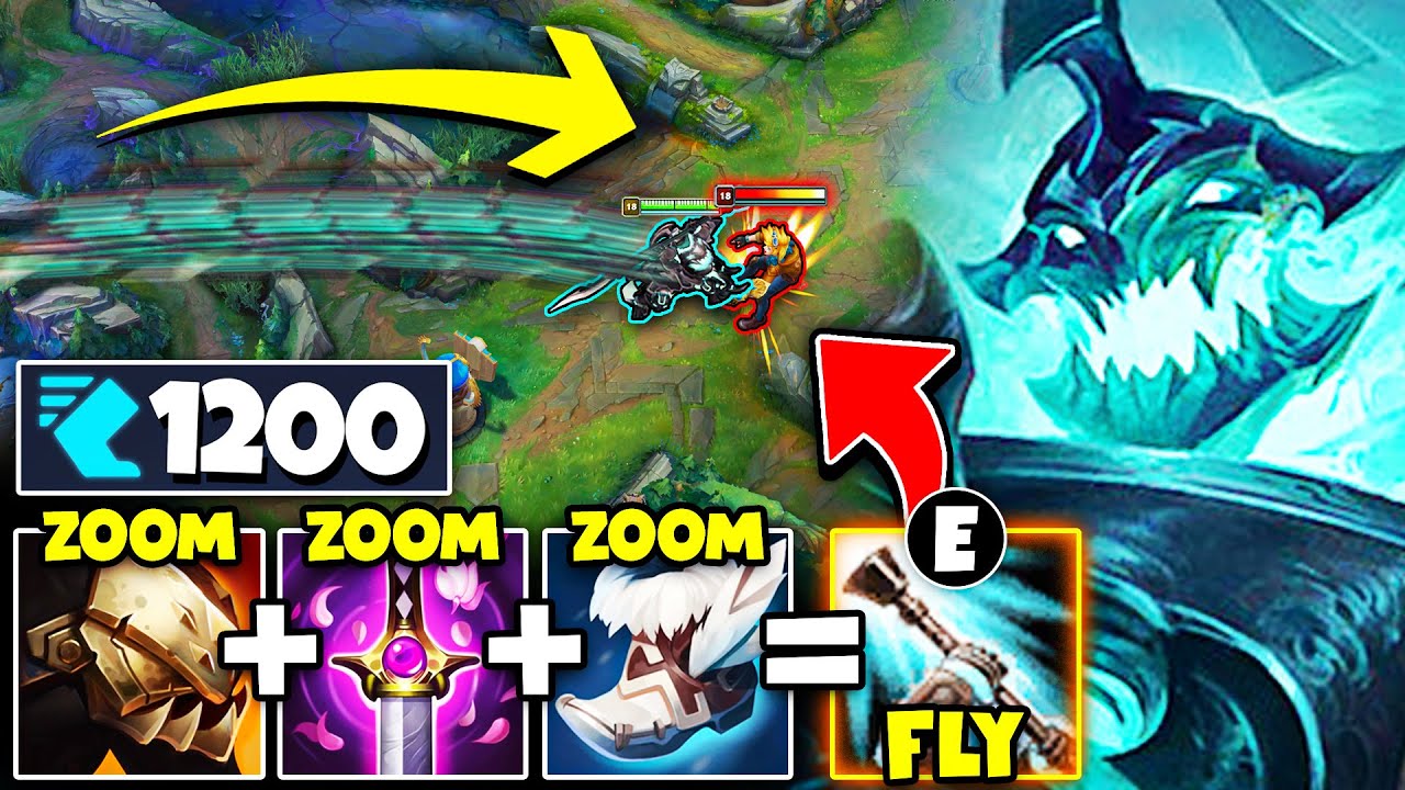 Hecarim but I'm so fast I can FLY.. (MAX SPEED BUILD)