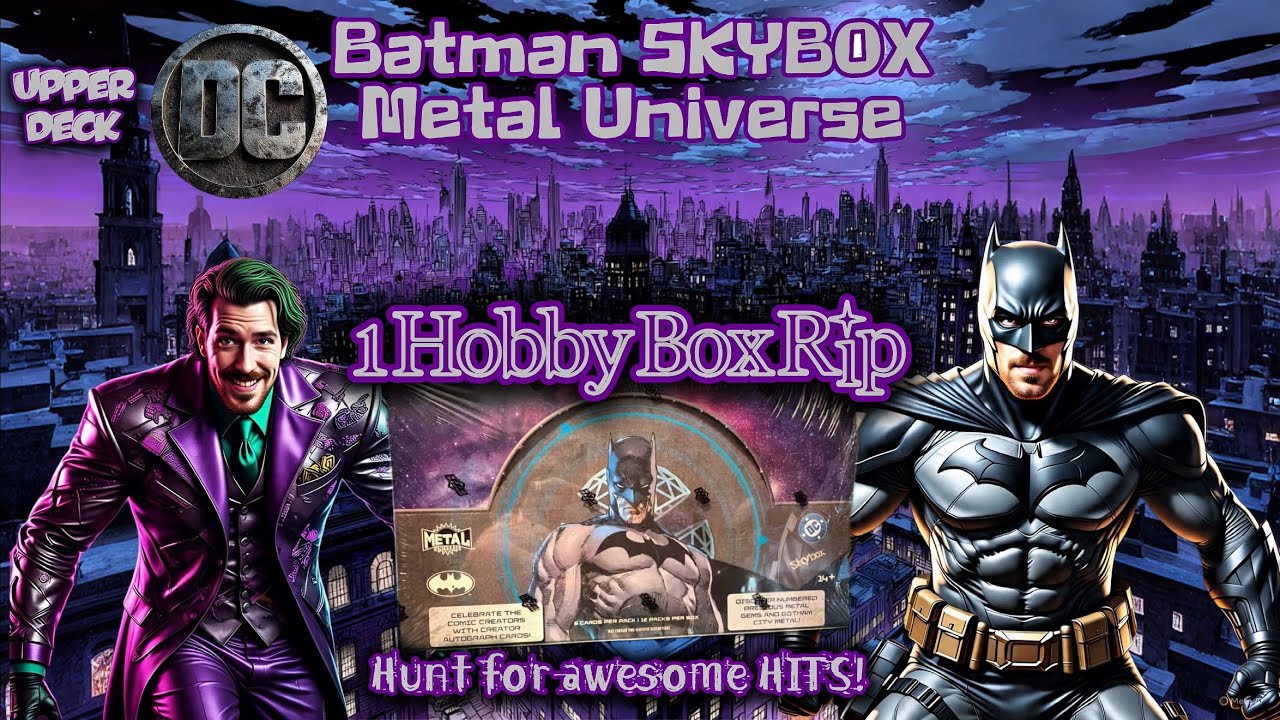 Batman Skybox Metal Universe Hobby Box Rip!