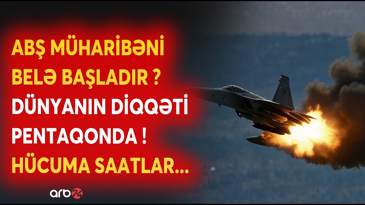 HÜCUM BAŞLADI? - ABŞ-dən İrana SONUNCU ŞANS - Bombardmançı QIRICILAR HAVAYA QALXDI...