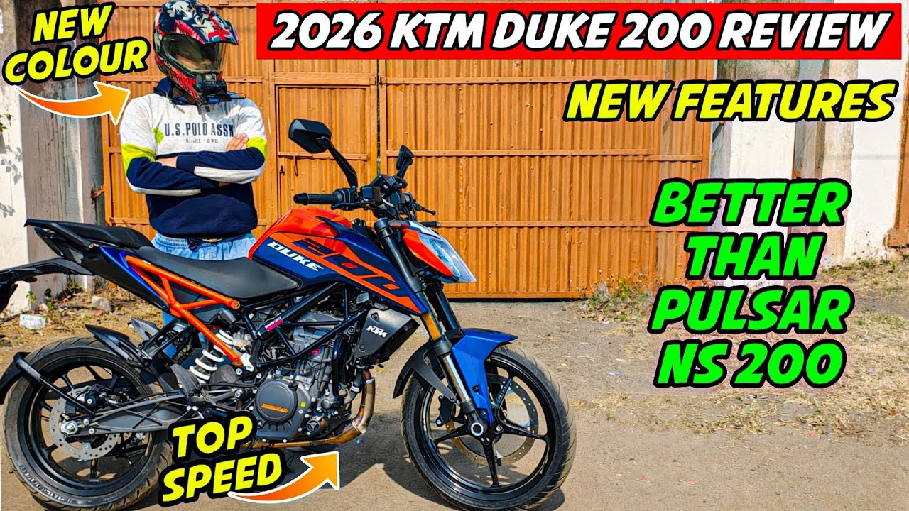 2026 KTM Duke 200 Atlantic Blue Review || Top Speed & New Features - Better Than Pulsar NS200 ..?