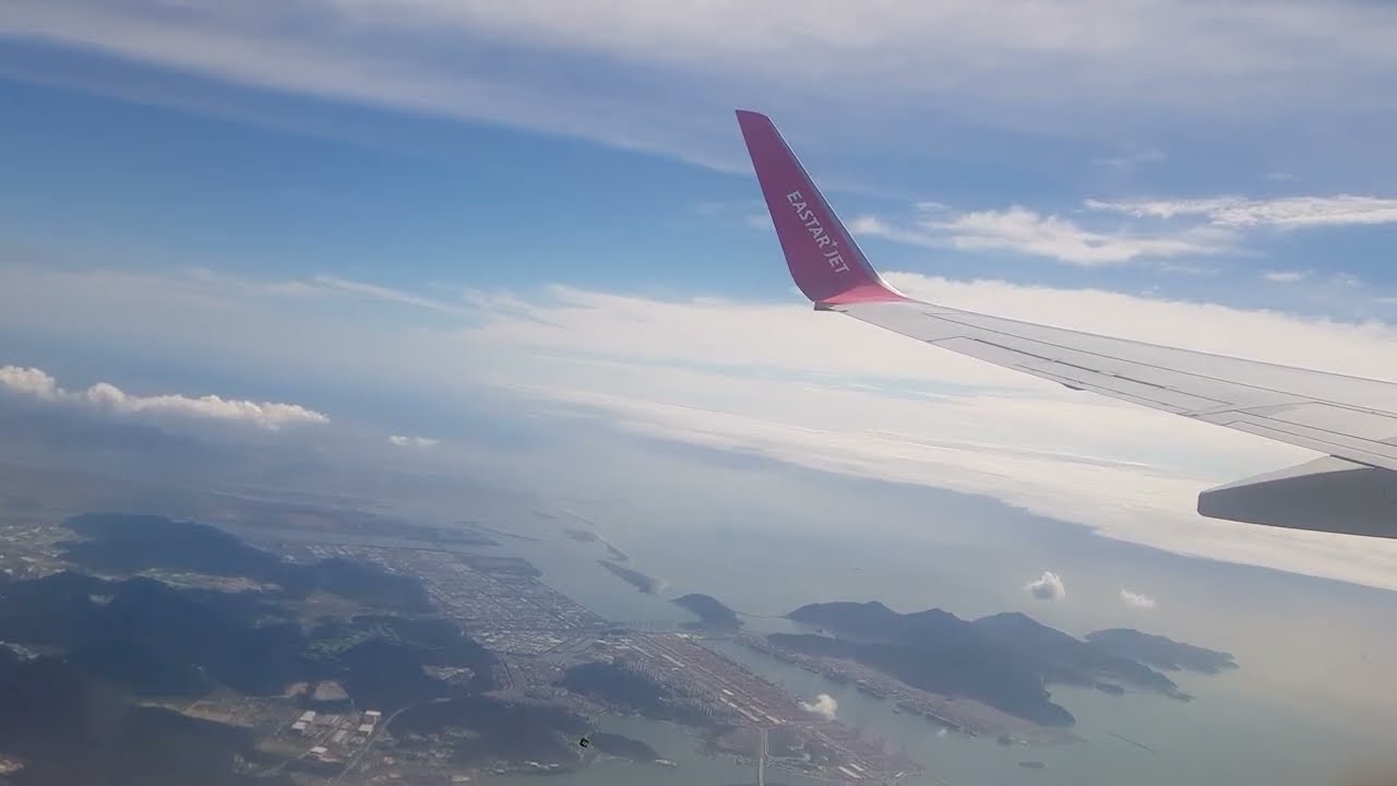 [4K 롱폼] 18. 김해공항 이륙 ✈️ 도시를 지나 먼 바다로