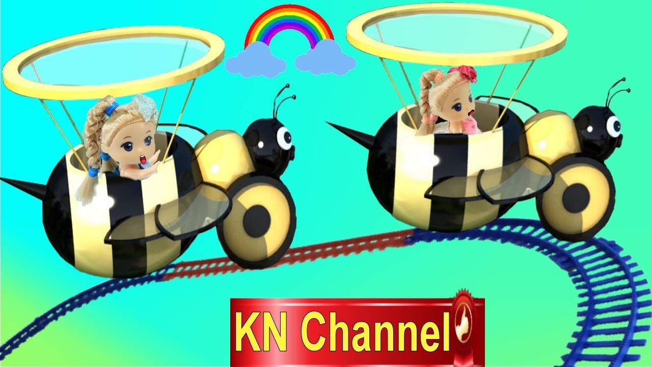 BÚP BÊ LẦN ĐẦU ĐI TÀU LỬA KN Channel cùng Bé Na tập 2