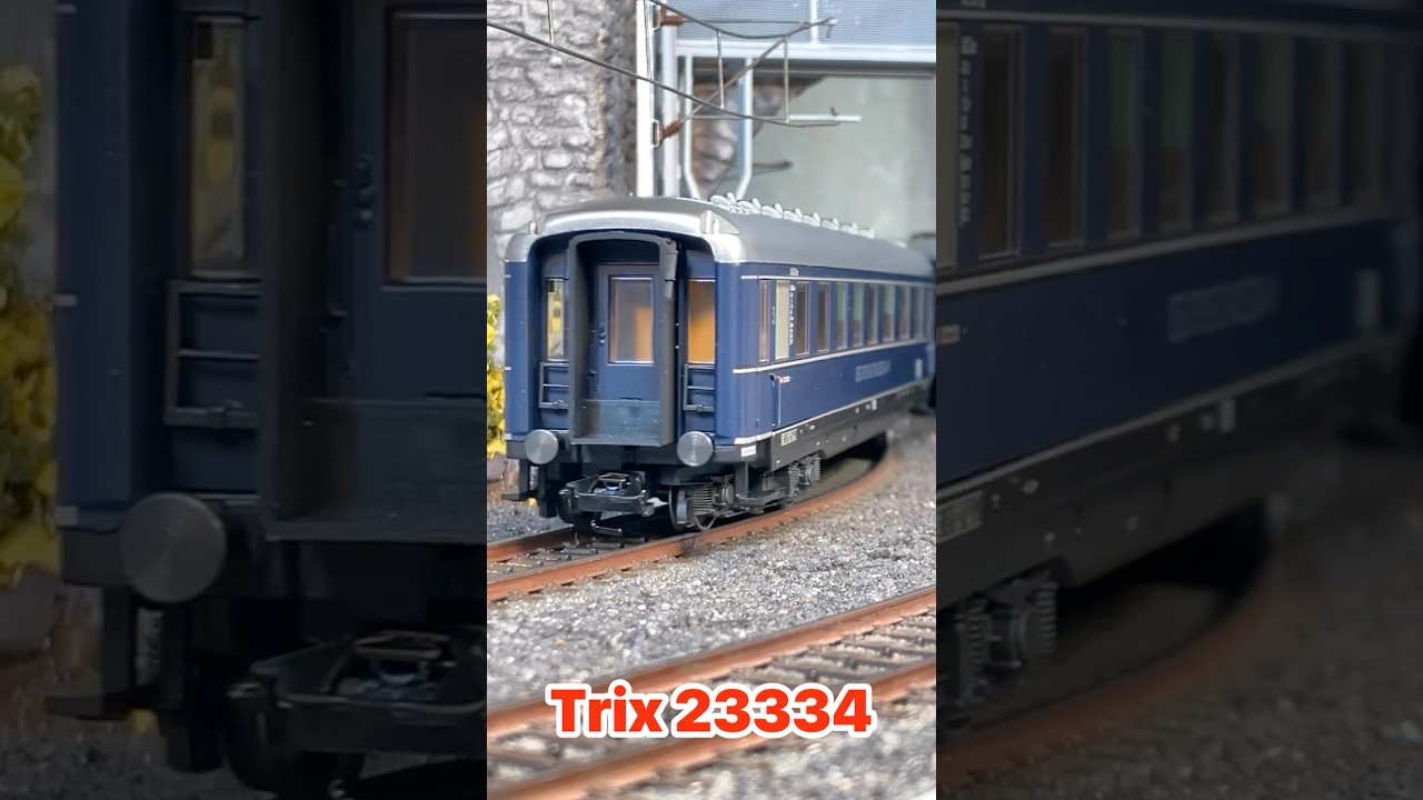 00601🇩🇪 #TRIX 23334  #Sch&uuml;rzenwagen #Rheingold #shorts #moba #DB #Ferrocarril #ทางรถไฟ #train