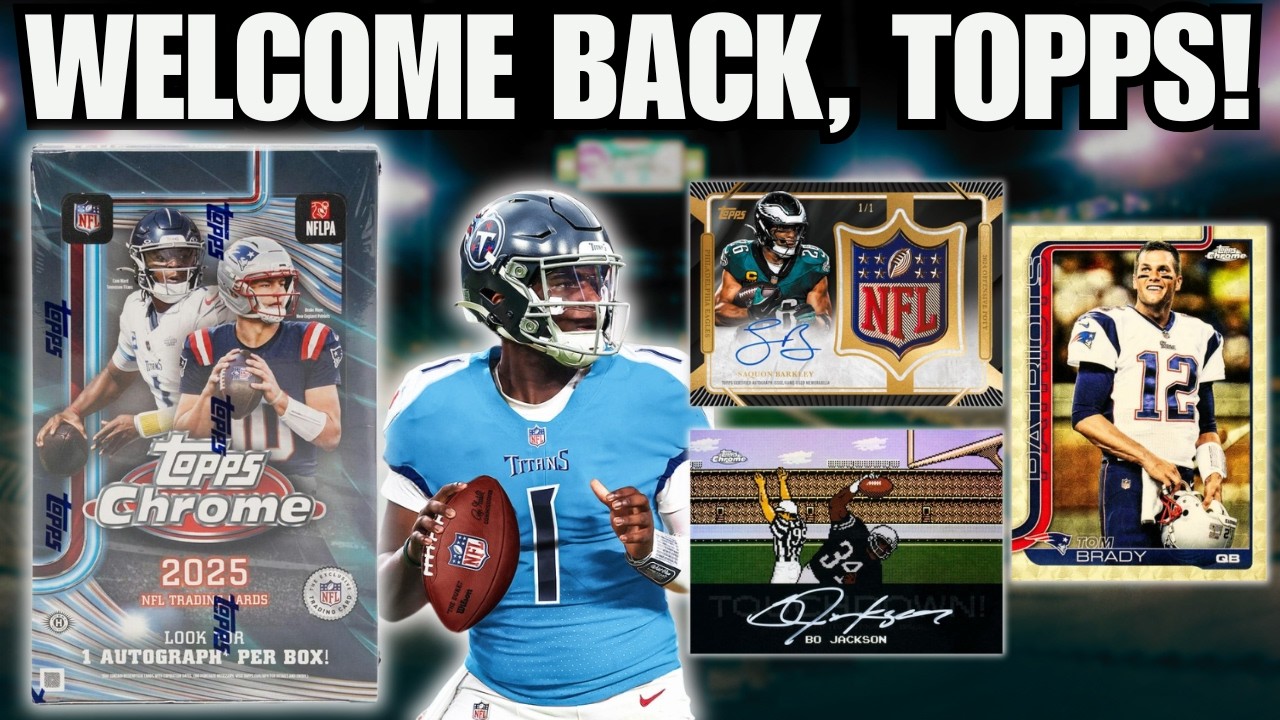 УРА! УРА! УРА! Обзор коллекционного набора Topps Chrome Football 2025!