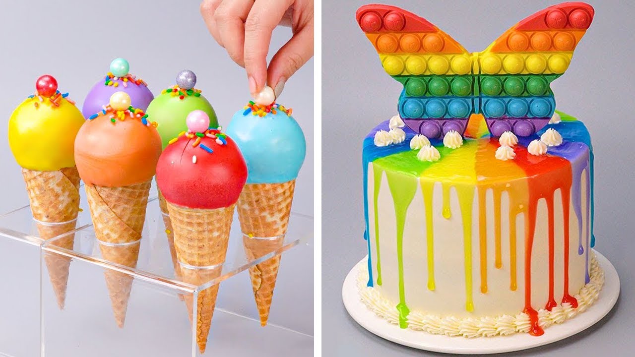 Quick And Easy Colorful Cake Decorating Recipes | Yummy Cake Ideas For Cake Lovers