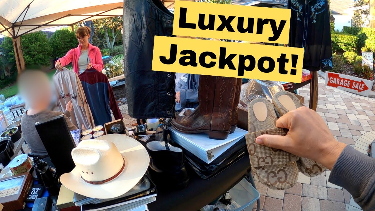 RITZY Millionaire Neighborhood Garage Sale Was NEXT LEVEL!