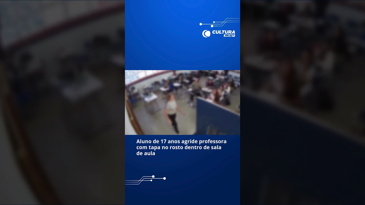 Aluno de 17 anos agride professora com tapa no rosto dentro de sala de aula