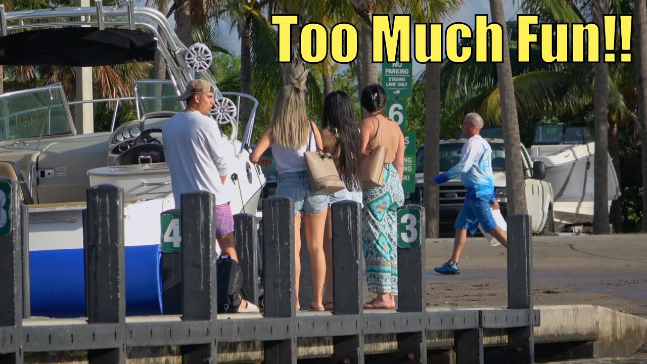 Что происходит, когда вы слишком усердно ходите по бару Sand Bar! | Miami Boat Ramps