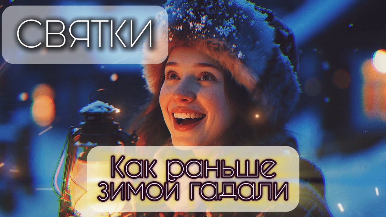 Как раньше  Рождественские праздники проводили. Гадание зимой на жениха  #интереснаяистория