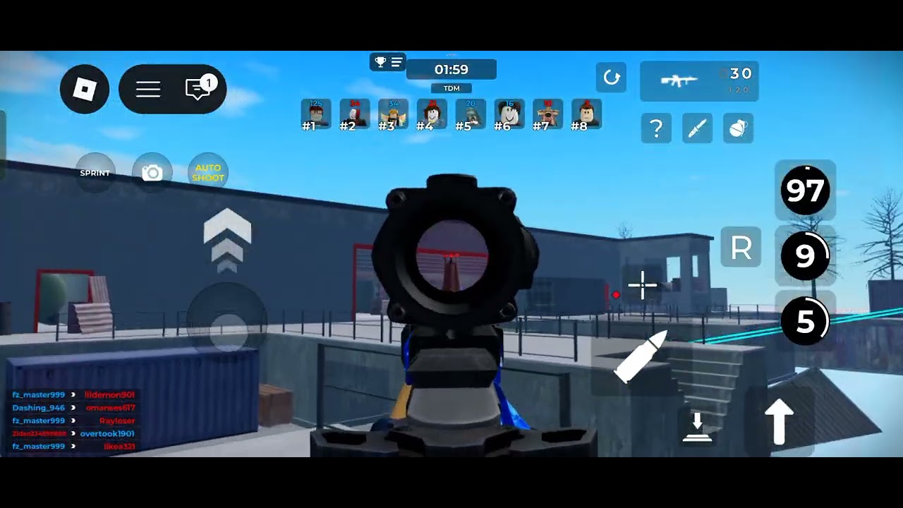 PLAYING GUN FIGHT ARENA