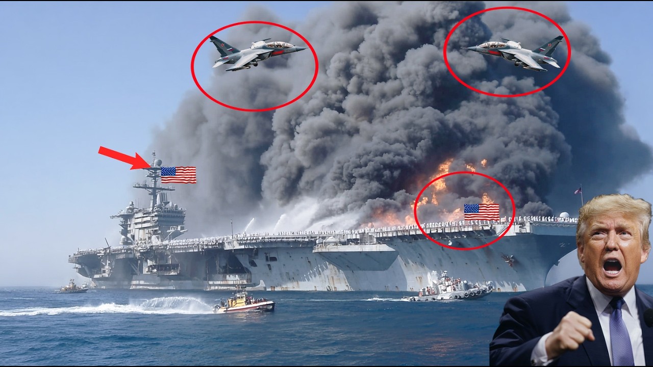 13 minutes ago, a US aircraft carrier sank in the Strait of Hormuz. What happened?