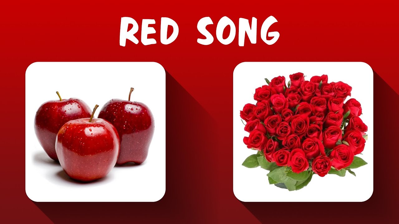 Red Color Song - Colors Song - Learn Colors, Teach Colors, Baby Toddler Preschool Nursery Rhymes