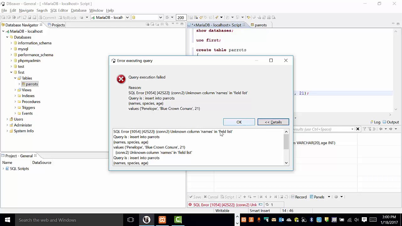 Hello, SQL DBeaver style