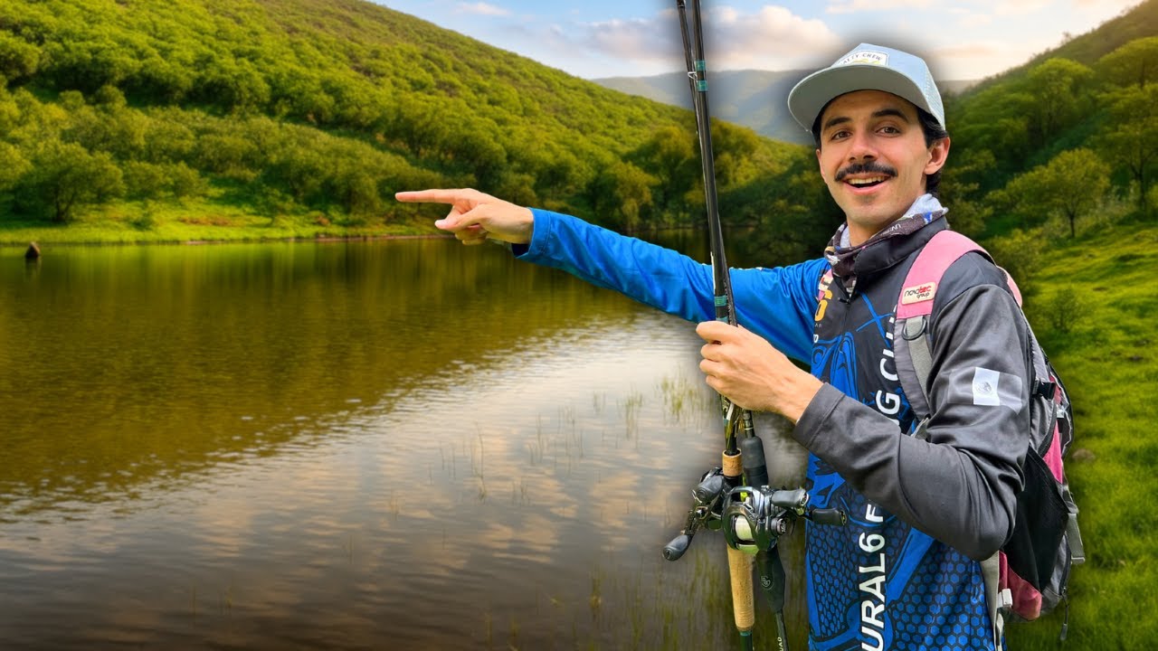 Explorando NUEVO LAGO turbio DESDE ORILLA! -Tips de pesca