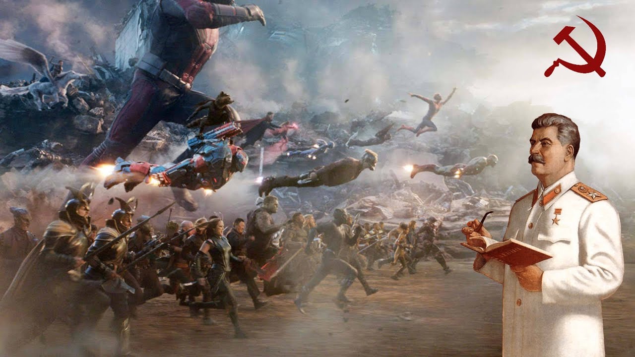 Avengers Endgame but with the USSR National Anthem (Final Battle)