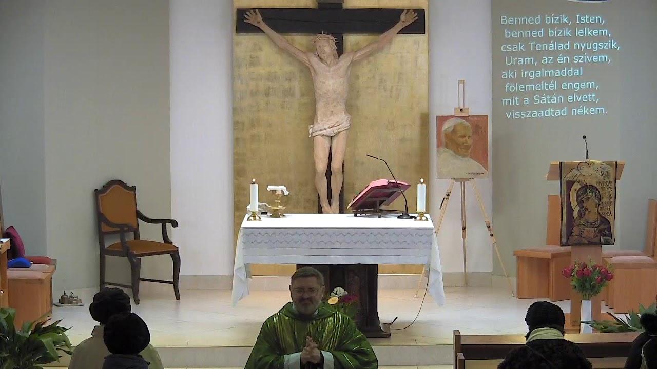 Szent Rita templom mise