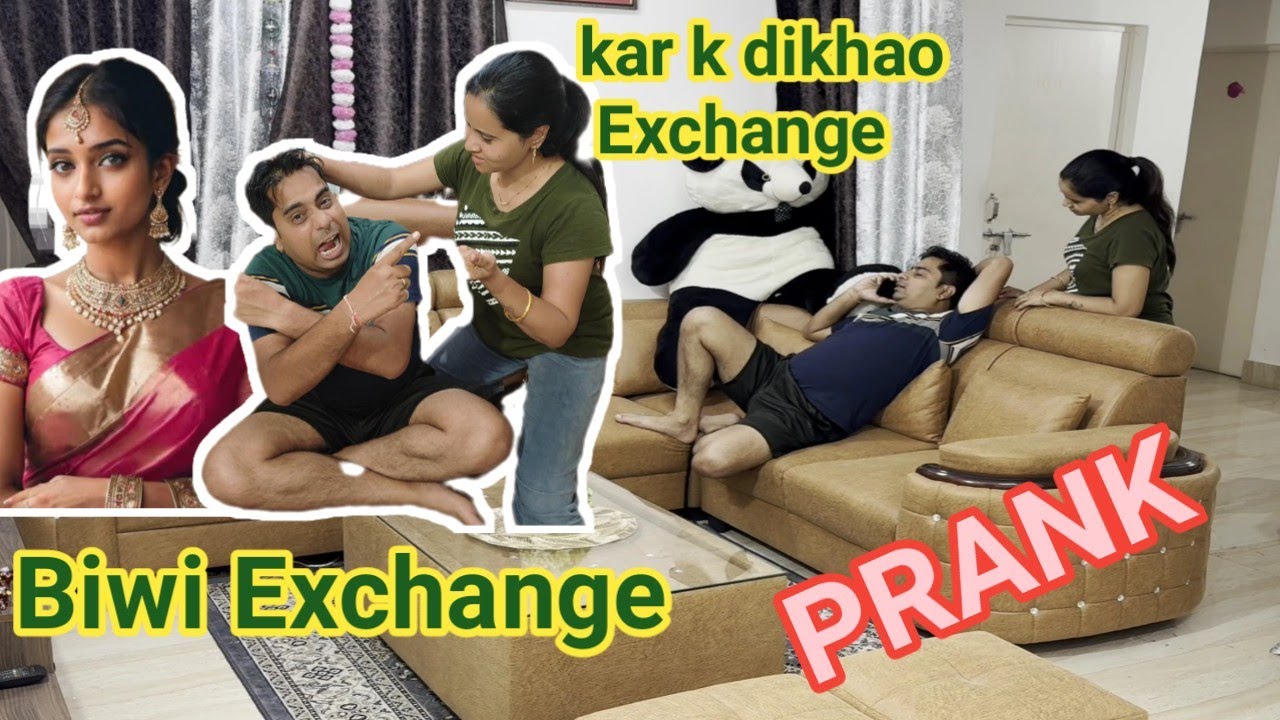 Biwi Exchange || Prank on wife #comedyvideos #punita_life #prank #couplegoals
