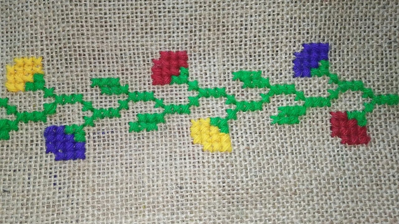 Cross stitch  border design idea #7 - ason border design |