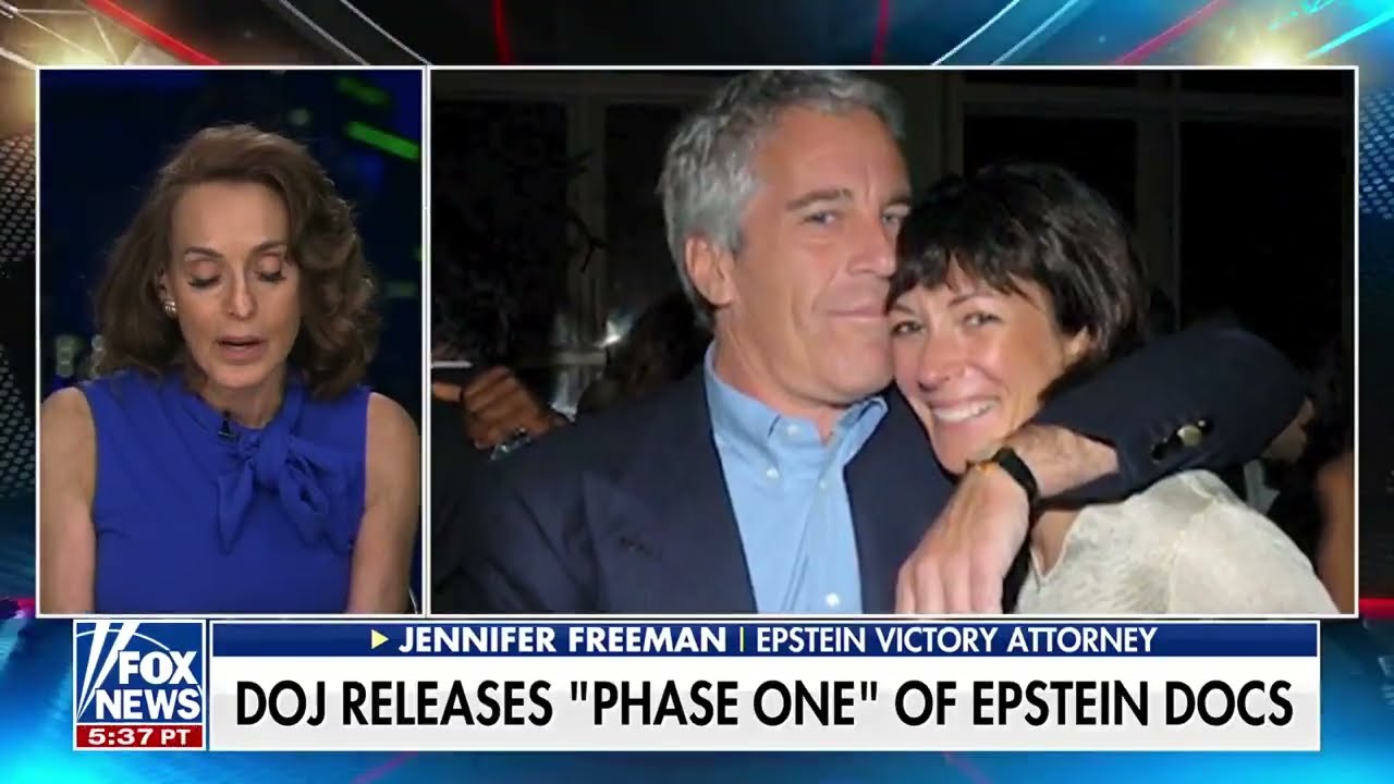 Jennifer Freeman appears on Jessie Watters discussing the recently released Epstein documents
