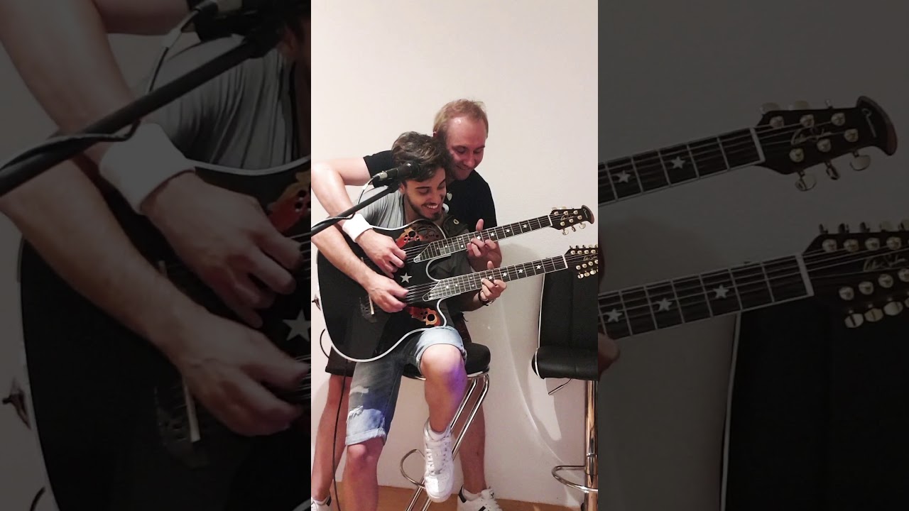 Wanted dead or alive Bon Jovi cover - 20 fingers on 18 strings cover