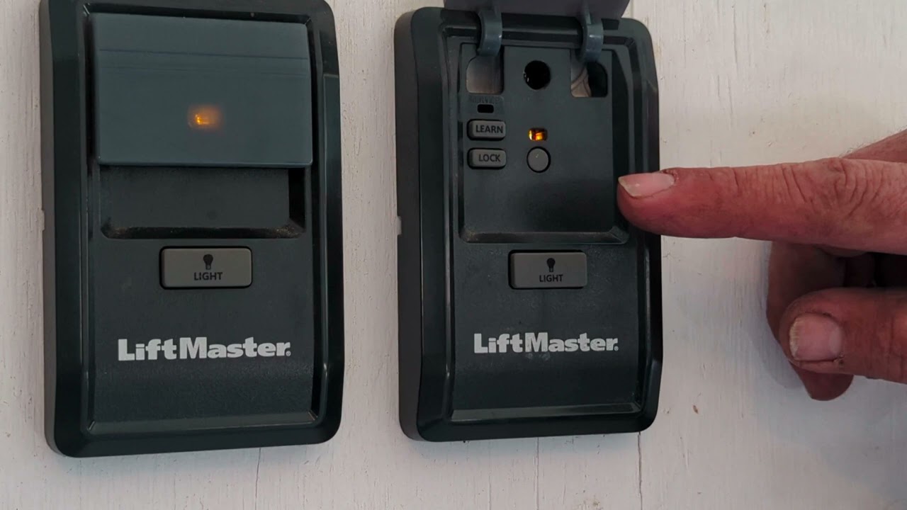 reset garage door remote tutorial