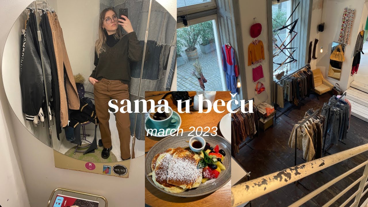 dva dana solo u beču // vintage shopping i hrana VLOG