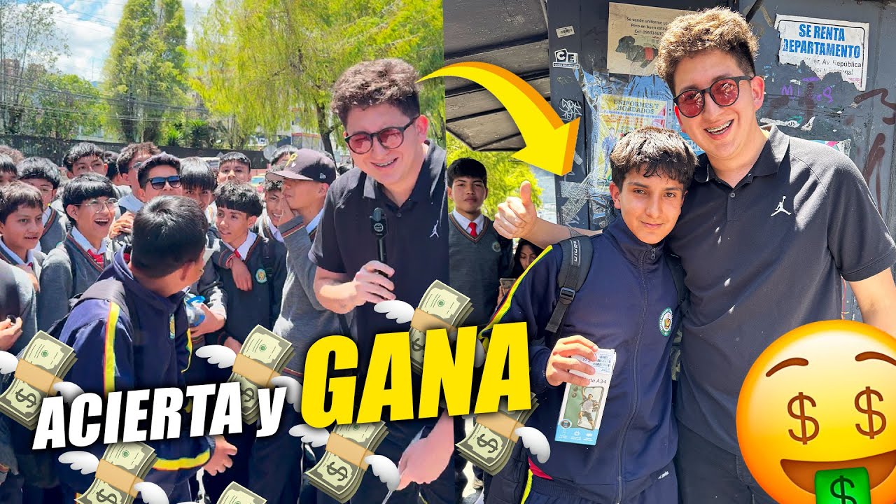 Si RESPONDES BIEN te GANAS UN CELULAR! 😱📱 (Colegio Central técnico)