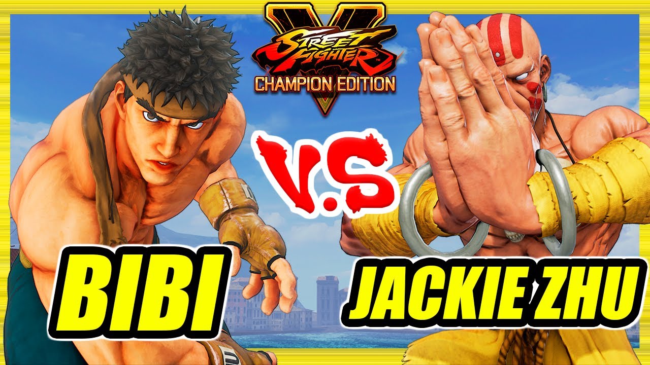 SFV CE 🔥 Bibi (Ryu) vs Jackie Zhu (Dhalsim) 🔥 Ranked Set 🔥 Street Fighter 5