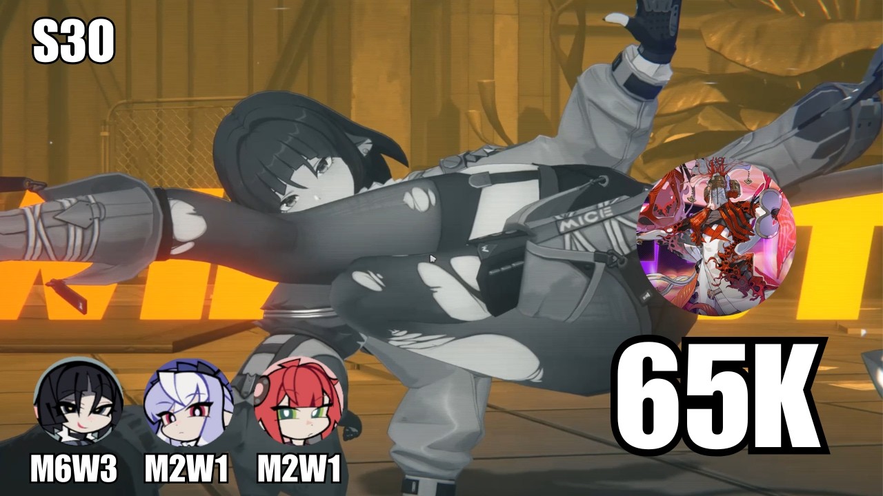 M6W3 Jane Doe (w/ Vivian, Yuzuha) - 65K Miasma Priest Kill | ZZZ Deadly Assault S30