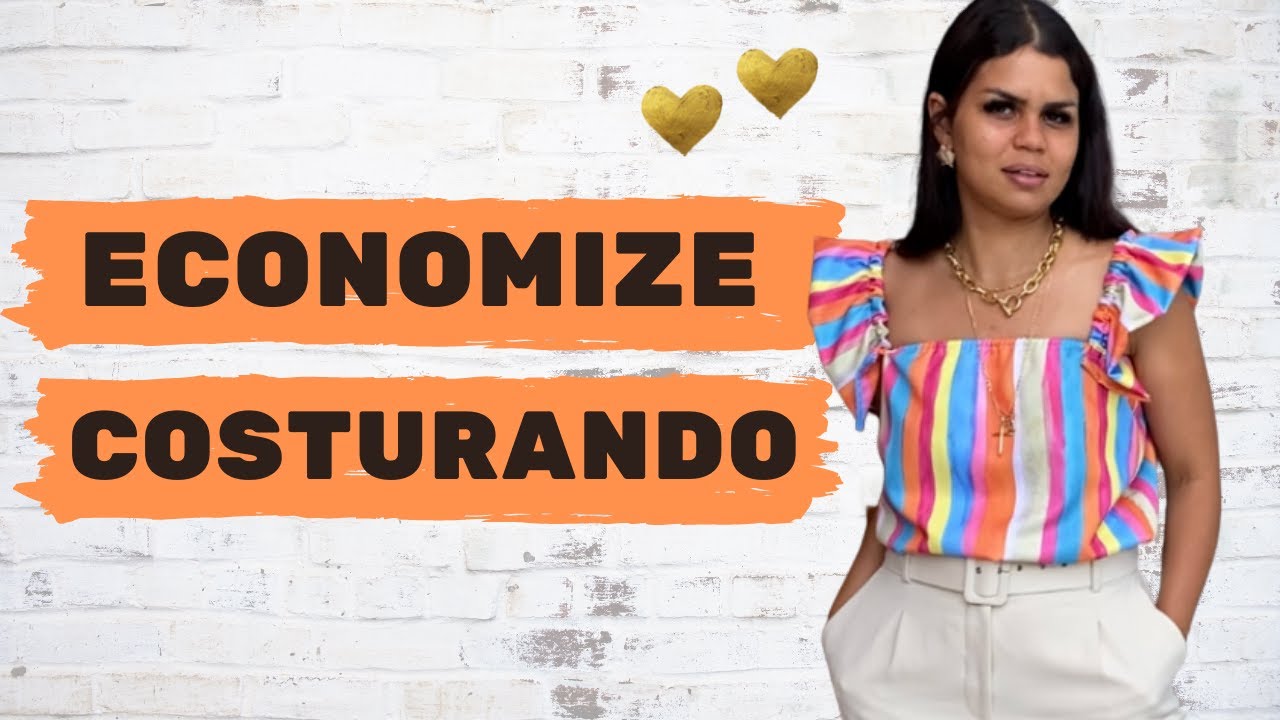 Blusa para iniciante com 70 cm de sarja!